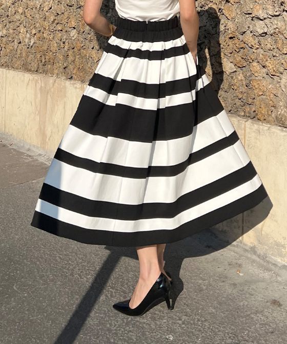 BB.カットソーボーダースカート_sks23ss-sk11a