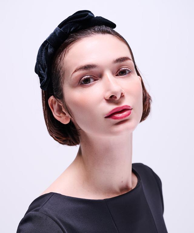 ハンドメイド大人リボンベロアカチューシャ_smr25aw-ac17