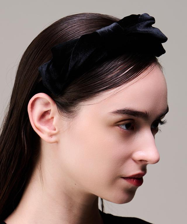 ハンドメイド大人リボンベロアカチューシャ_smr25aw-ac17