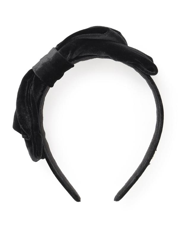 ハンドメイド大人リボンベロアカチューシャ_smr25aw-ac17