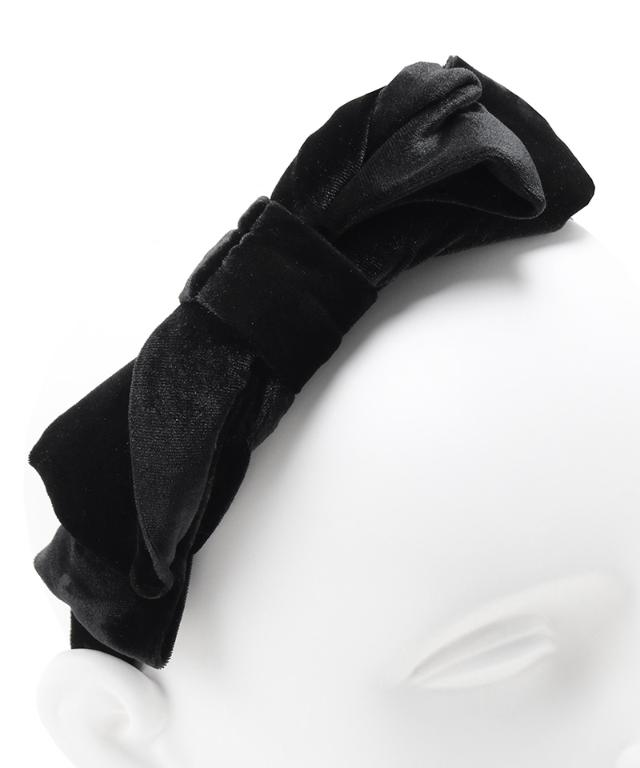 ハンドメイド大人リボンベロアカチューシャ_smr25aw-ac17