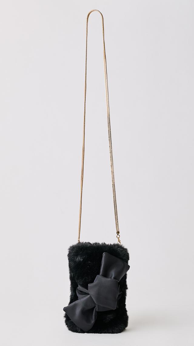 リボンファーminiショルダー