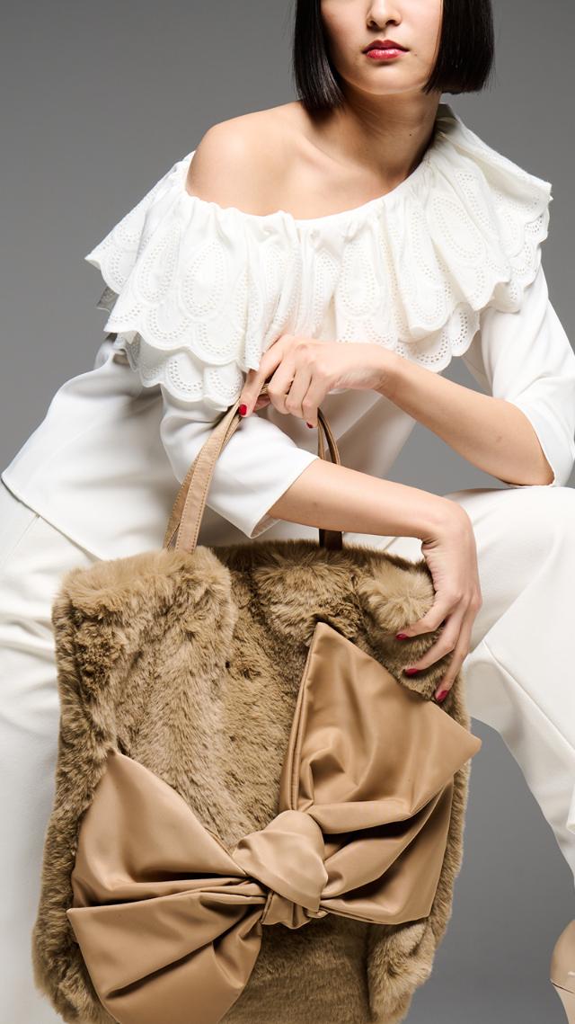 JENNEリボンエコファートート