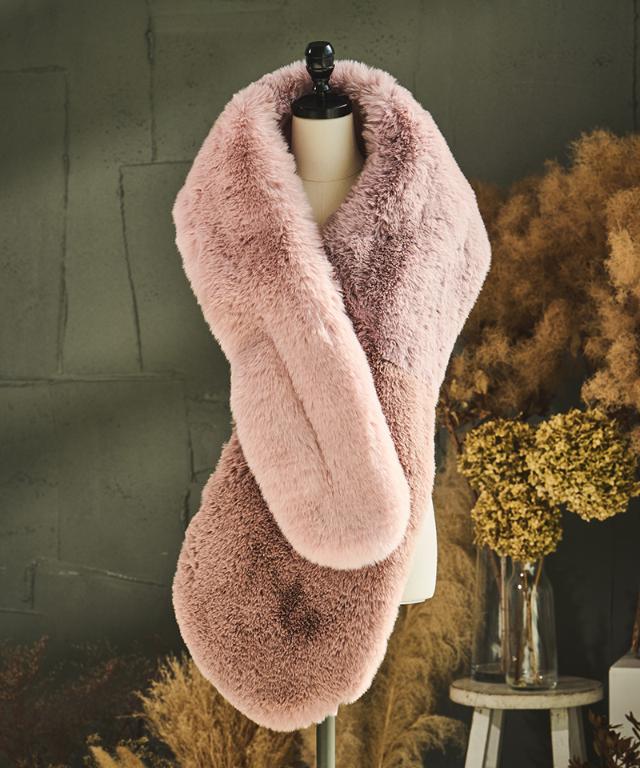 エコファーカラーブロックマフラー｜JENNE(ジェンヌ)公式通販：パリ