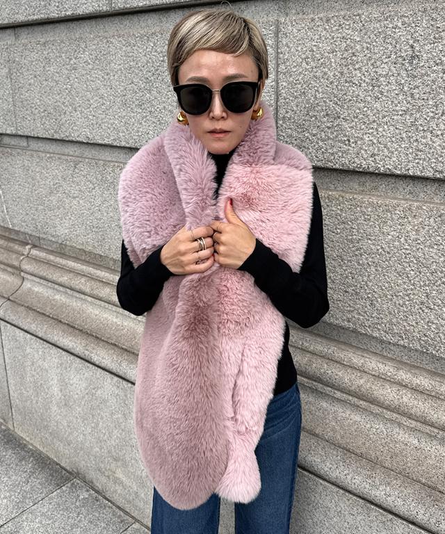 エコファーカラーブロックマフラー｜JENNE(ジェンヌ)公式通販：パリ