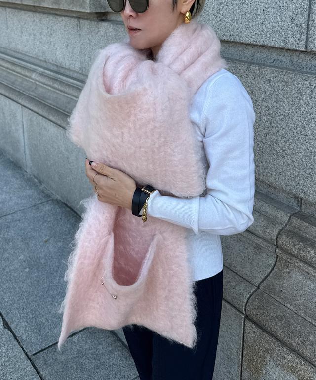 綿あめニットマフラー_smr25aw-sf14