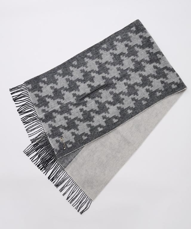 ウール千鳥リバーシブルストール_smr25aw-sf15