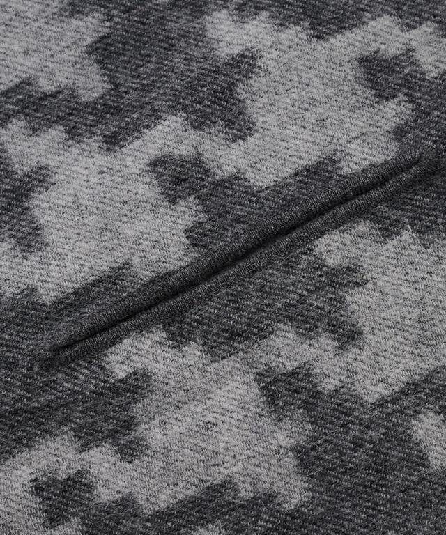 ウール千鳥リバーシブルストール_smr25aw-sf15