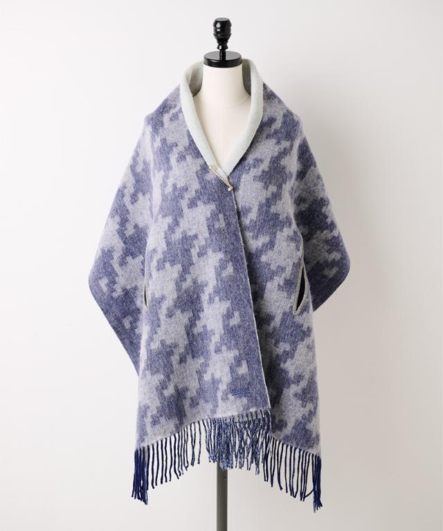 ウール千鳥リバーシブルストール_smr25aw-sf15