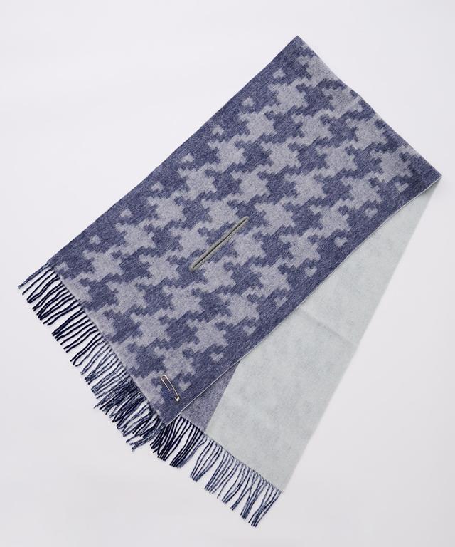 ウール千鳥リバーシブルストール_smr25aw-sf15