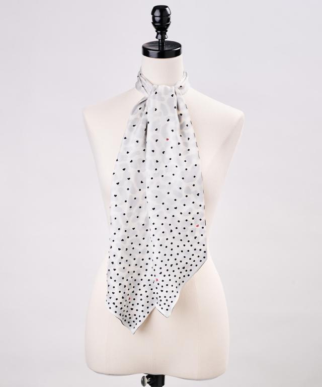 日本製ドットレオパード剣先スカーフ_smr25aw-sf16