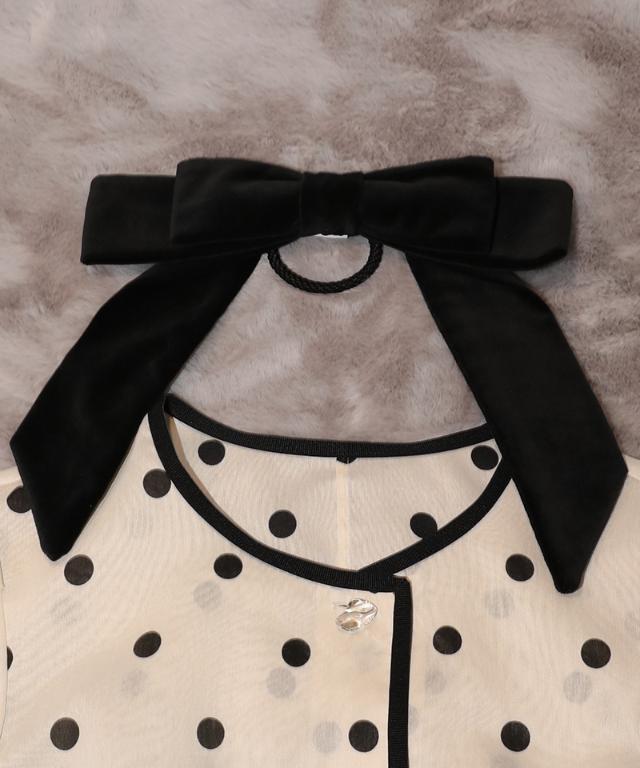 日本製別珍リボンヘアーゴム_smr26ss-ac16