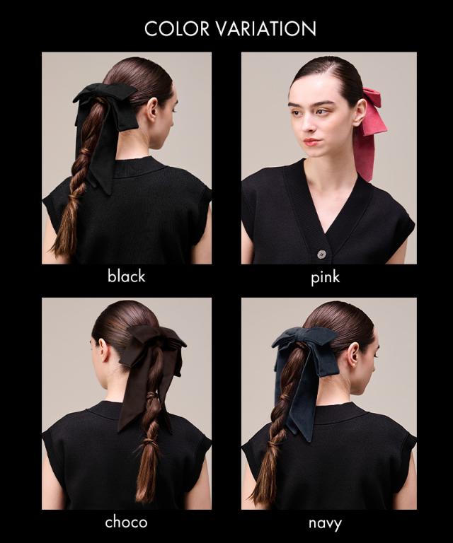 日本製別珍リボンヘアーゴム_smr26ss-ac16