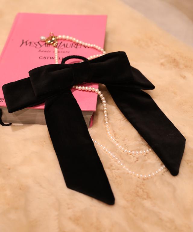 日本製別珍リボンヘアーゴム_smr26ss-ac16