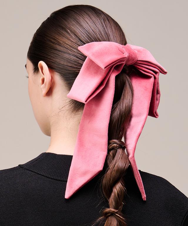 日本製別珍リボンヘアーゴム_smr26ss-ac16