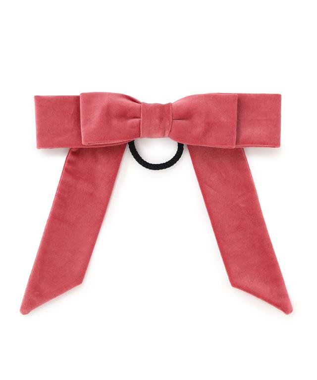 日本製別珍リボンヘアーゴム_smr26ss-ac16