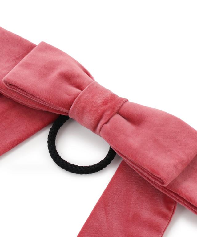 日本製別珍リボンヘアーゴム_smr26ss-ac16