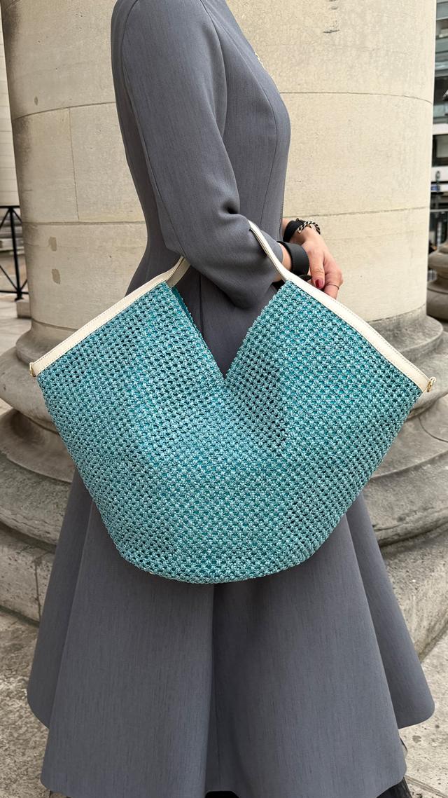 機能性イタリア素材サマーマルチメッシュバッグ（ショルダー付）