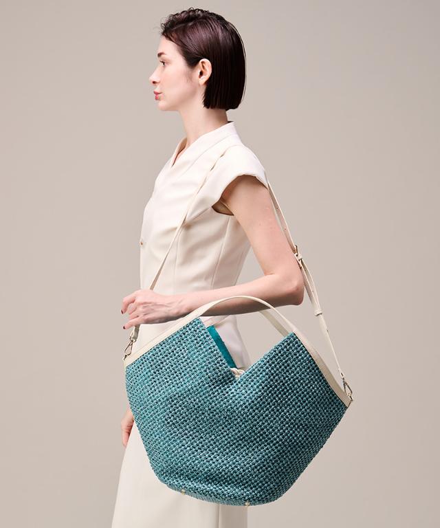 機能性イタリア素材サマーマルチメッシュバッグ（ショルダー付）_smr26ss-bag02