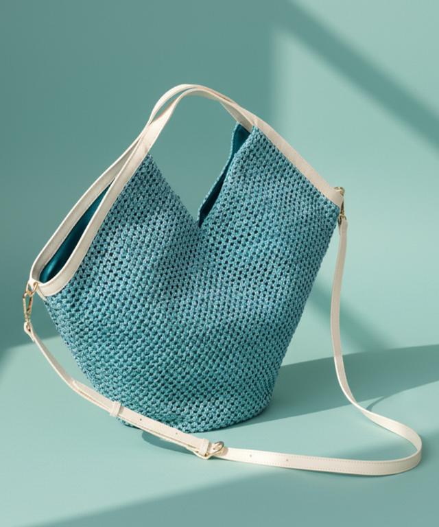 機能性イタリア素材サマーマルチメッシュバッグ（ショルダー付）_smr26ss-bag02