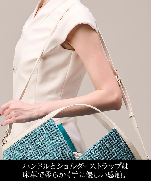 機能性イタリア素材サマーマルチメッシュバッグ（ショルダー付）_smr26ss-bag02