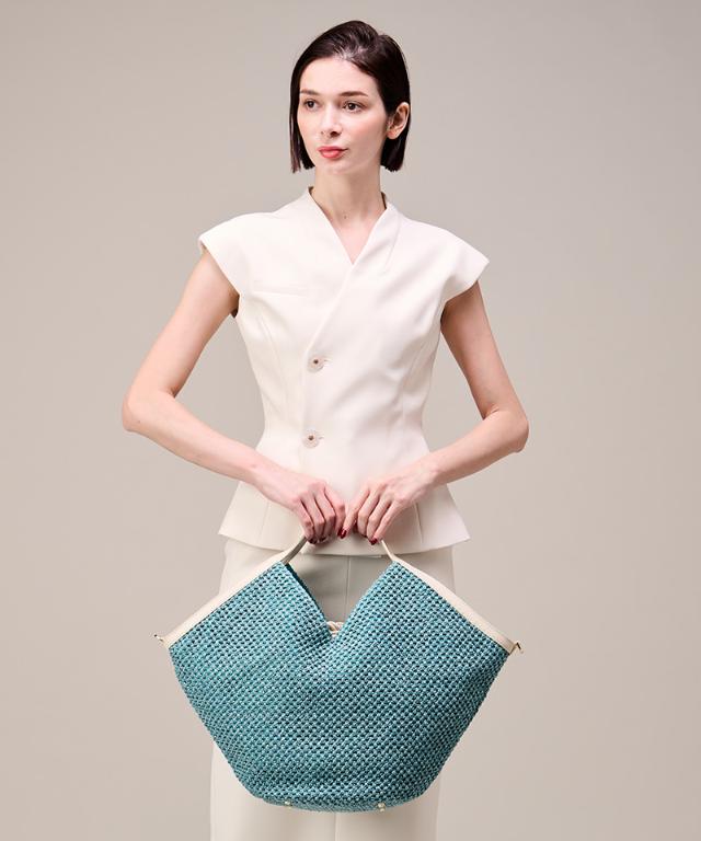 機能性イタリア素材サマーマルチメッシュバッグ（ショルダー付）_smr26ss-bag02