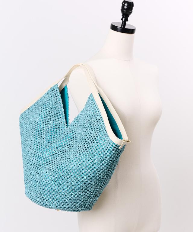 機能性イタリア素材サマーマルチメッシュバッグ（ショルダー付）_smr26ss-bag02