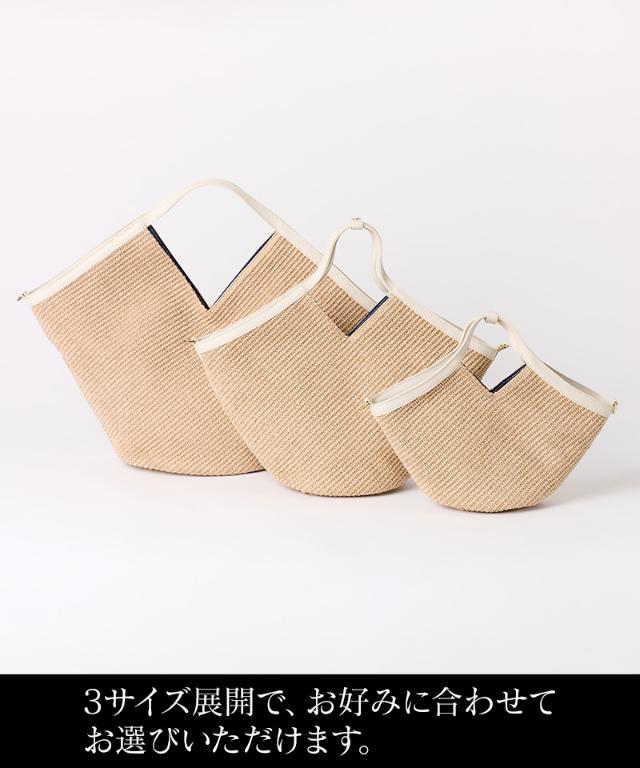 機能性イタリア素材サマーミディアムバッグ（ショルダー付）_smr26ss-bag03