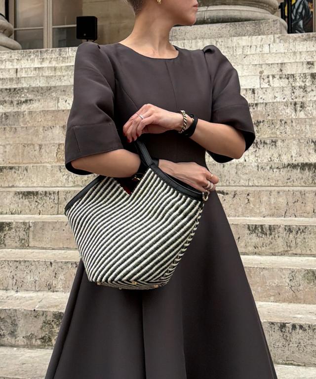 機能性イタリア素材サマーミディアムバッグ（ショルダー付）_smr26ss-bag03