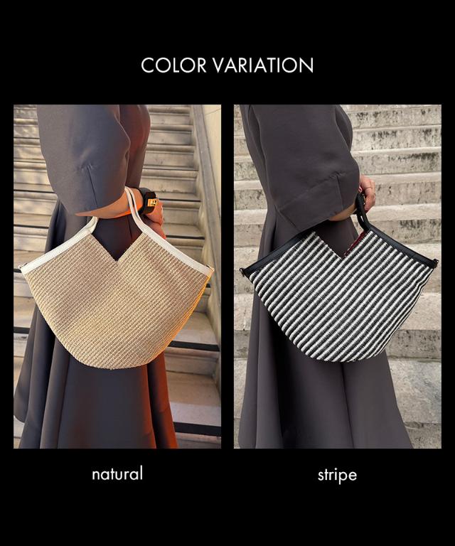 機能性イタリア素材サマーミディアムバッグ（ショルダー付）_smr26ss-bag03