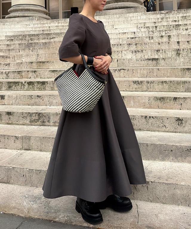 機能性イタリア素材サマーミディアムバッグ（ショルダー付）_smr26ss-bag03