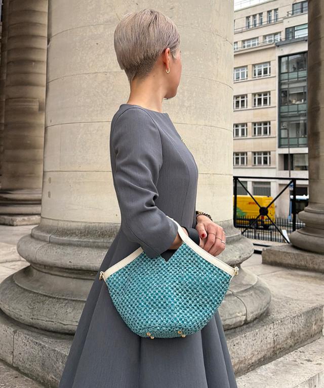 機能性イタリア素材サマーメッシュミニバッグ（ショルダー付）_smr26ss-bag06