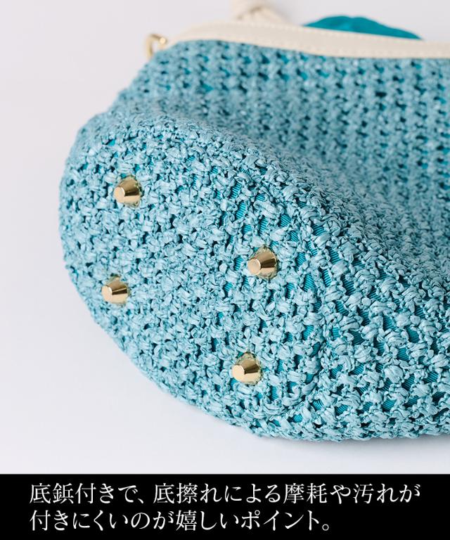 機能性イタリア素材サマーメッシュミニバッグ（ショルダー付）_smr26ss-bag06