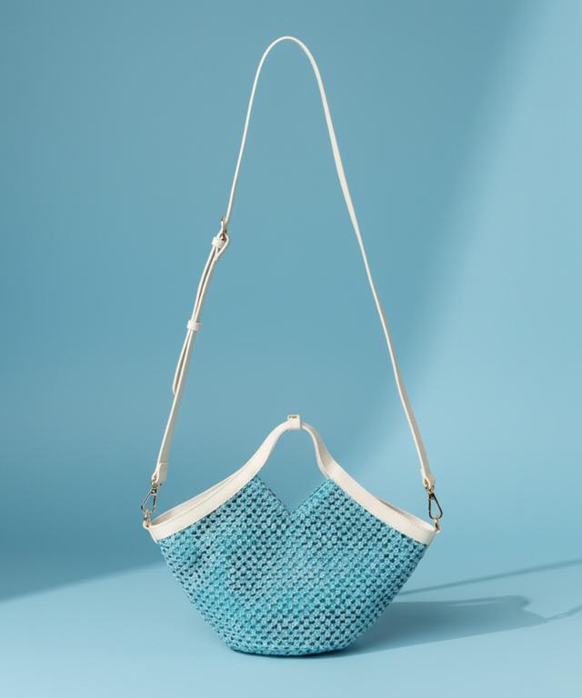 機能性イタリア素材サマーメッシュミニバッグ（ショルダー付）_smr26ss-bag06