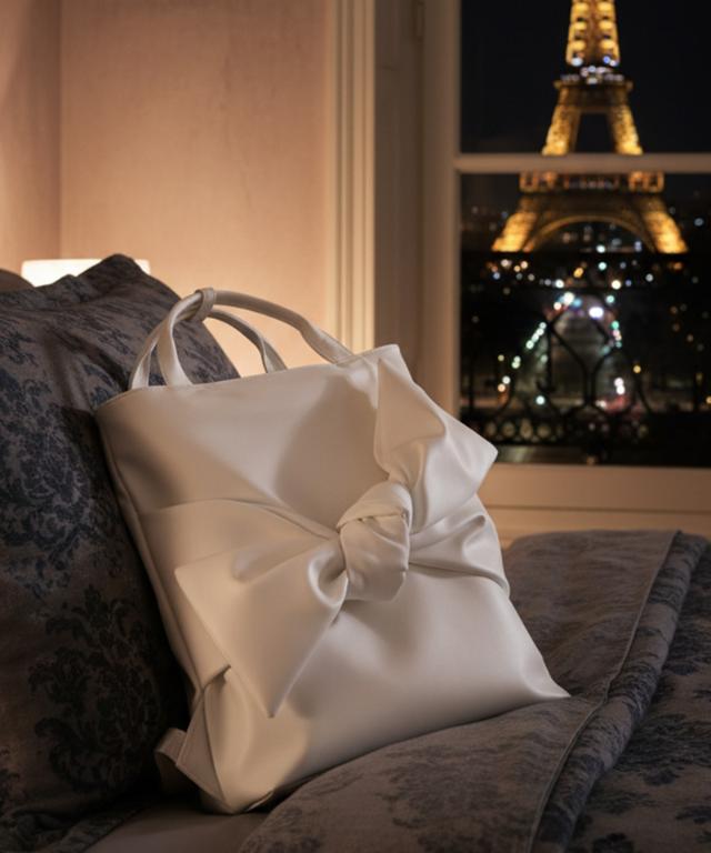 ２WAYリボンリュック・ホワイト（撥水生地）_smr26ss-bag18