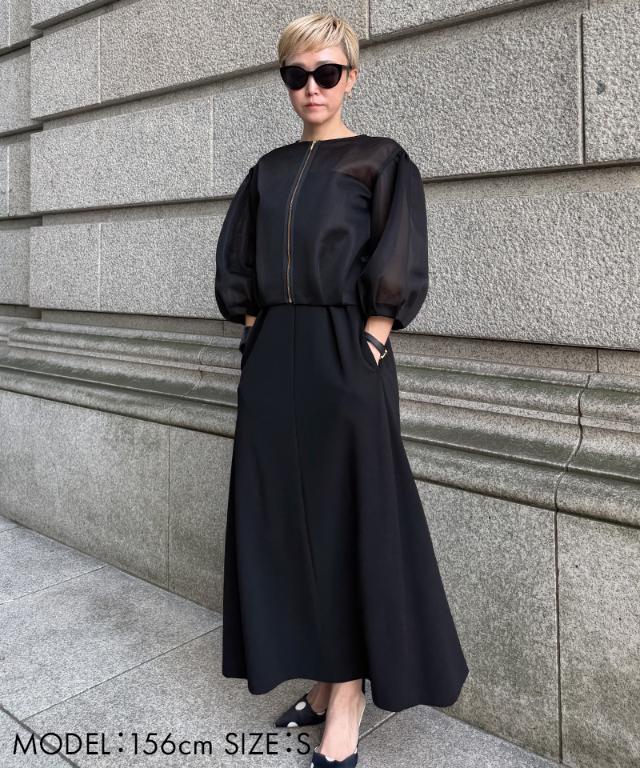 シアー立体ブルゾン（日本生地）_smr26ss-jk51