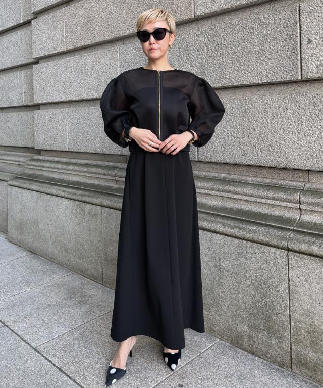 シアー立体ブルゾン（日本生地）_smr26ss-jk51