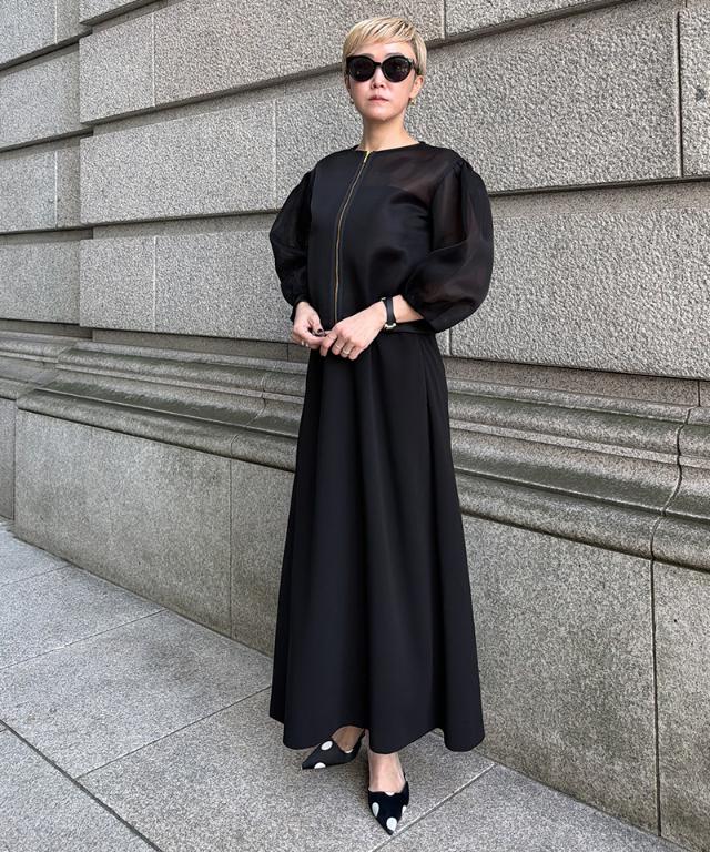 シアー立体ブルゾン（日本生地）_smr26ss-jk51