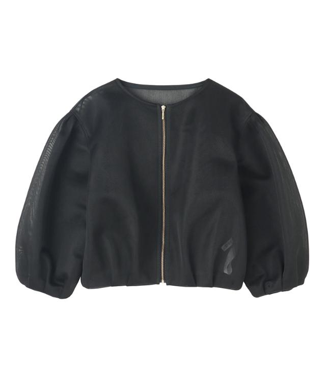 シアー立体ブルゾン（日本生地）_smr26ss-jk51