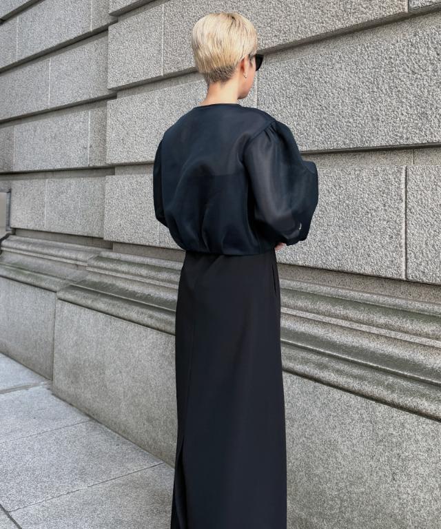 シアー立体ブルゾン（日本生地）_smr26ss-jk51