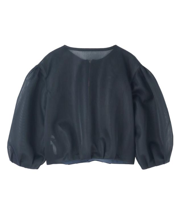 シアー立体ブルゾン（日本生地）_smr26ss-jk51