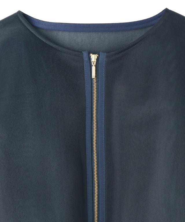 シアー立体ブルゾン（日本生地）_smr26ss-jk51