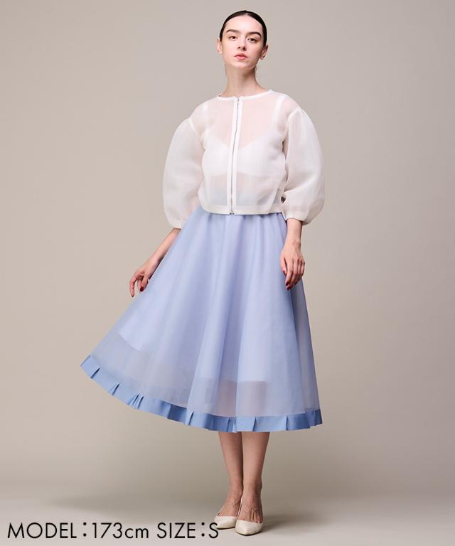 シアー立体ブルゾン（日本生地）_smr26ss-jk51