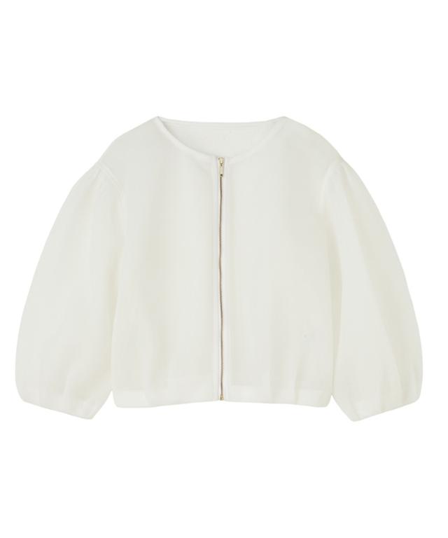 シアー立体ブルゾン（日本生地）_smr26ss-jk51