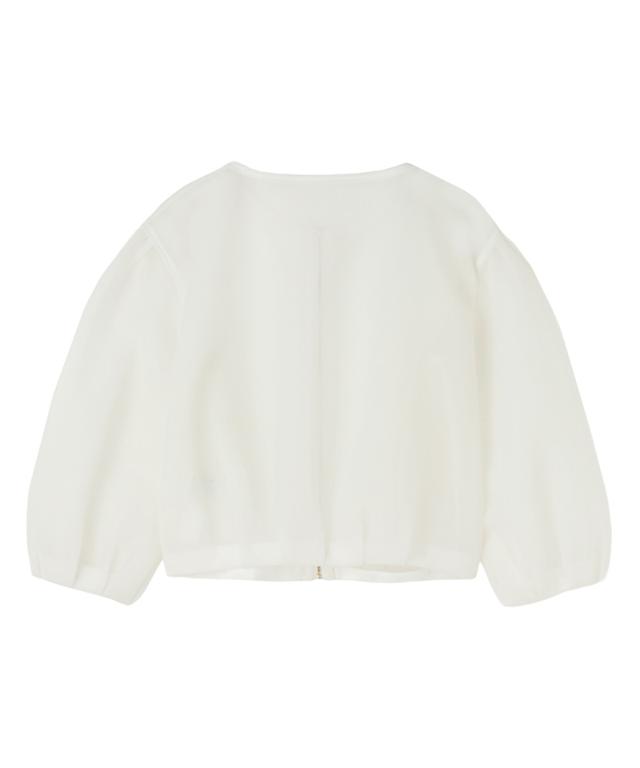 シアー立体ブルゾン（日本生地）_smr26ss-jk51