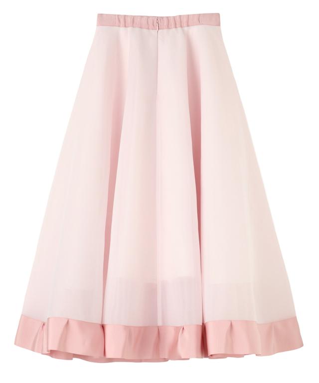 シアー立体スカート（日本生地）_smr26ss-sk52