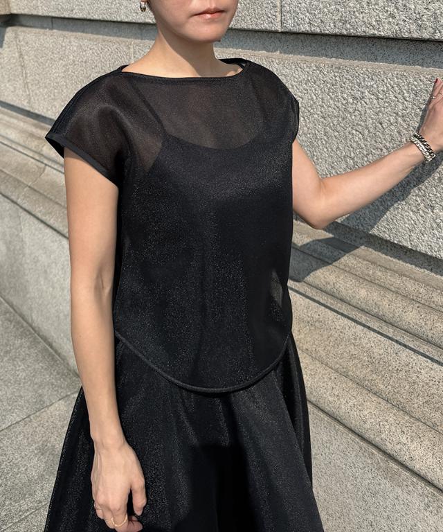 シアーエアリートップス（日本生地）_smr26ss-tp53