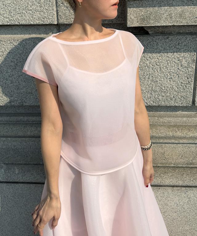 シアーエアリートップス（日本生地）_smr26ss-tp53