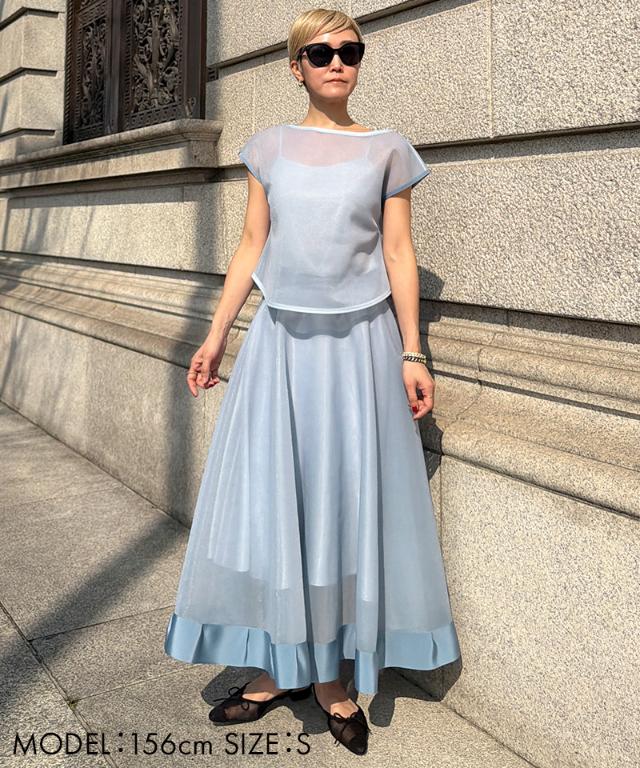 シアーエアリートップス（日本生地）_smr26ss-tp53