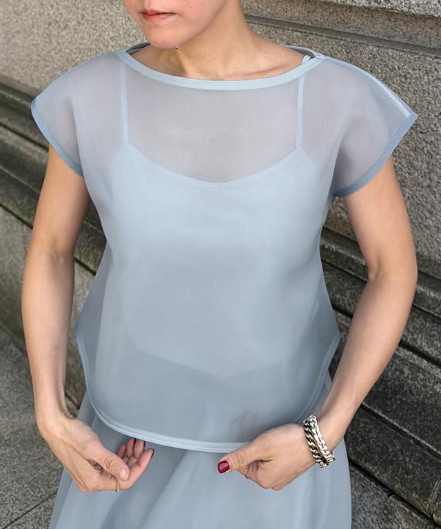 シアーエアリートップス（日本生地）_smr26ss-tp53